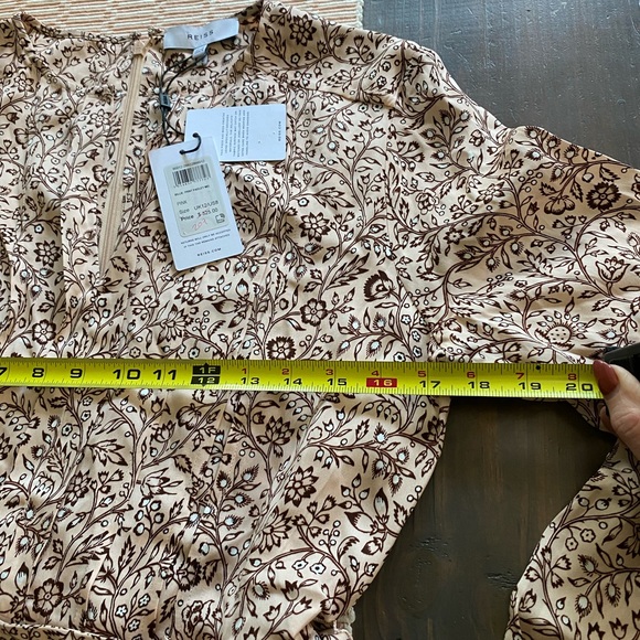 NWT Reiss Biily print paisley belted dress - Picture 6 of 11